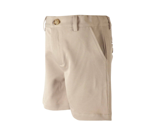 TYL Scholar Flat Front Shorts in Performance Khaki