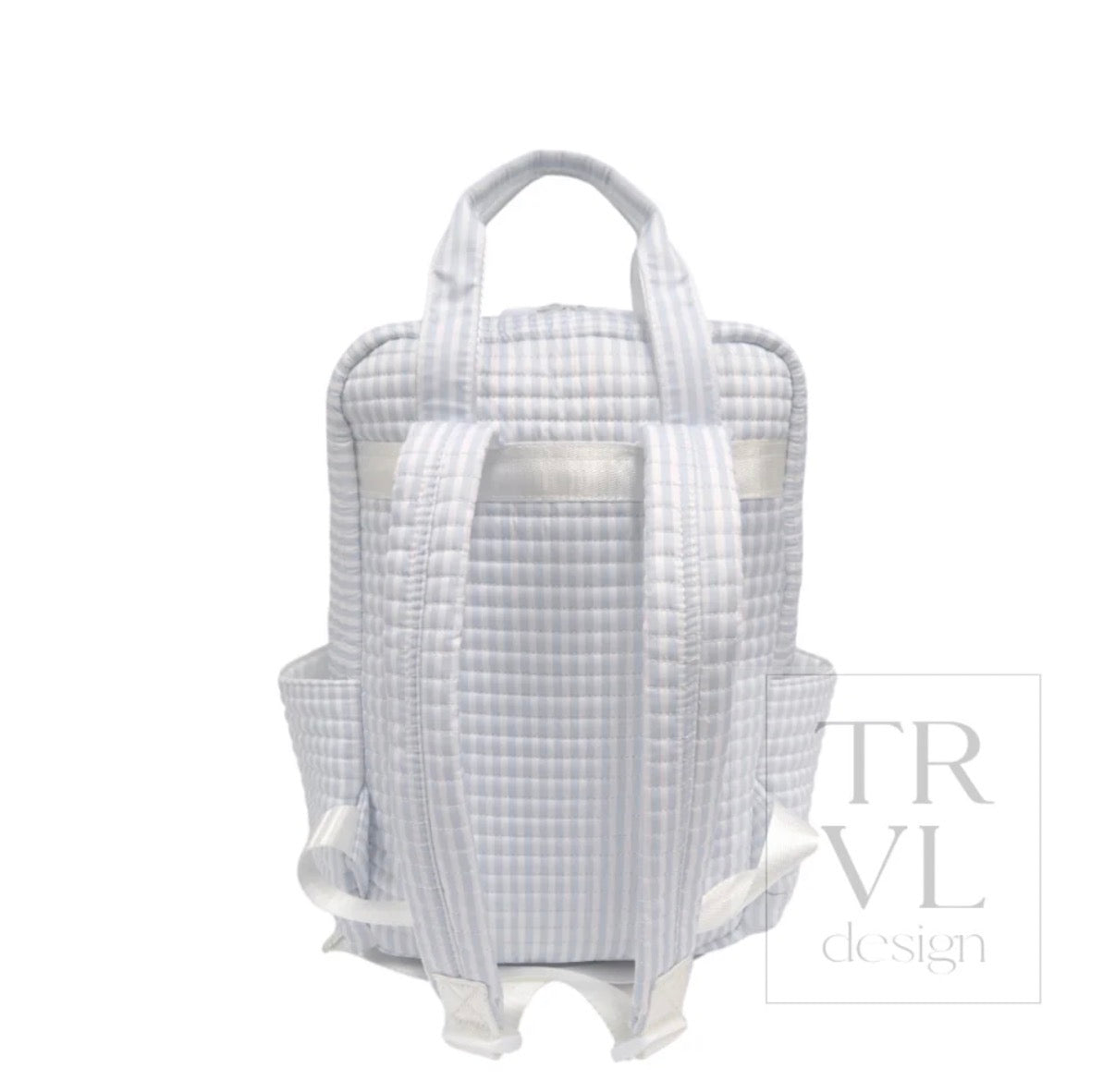 QUILTED ALL YOU NEED BAG - PIMLICO STRIPE BLUE