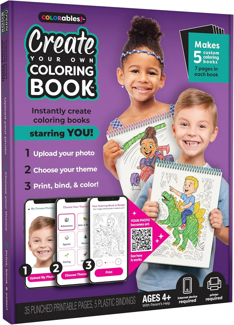 Create Your Own Coloring Book Kit