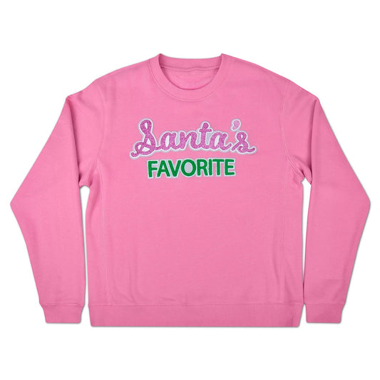 Santa's Favorite Sweatshirt, Pink