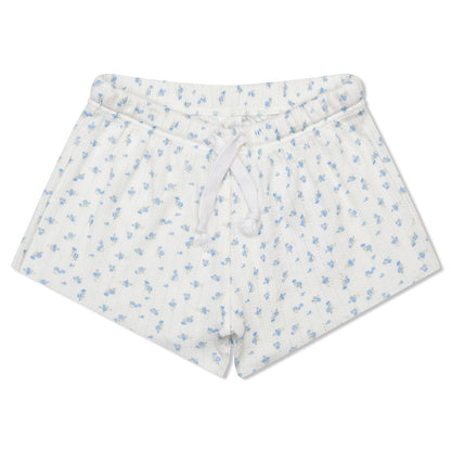 Blue Floral Tank & Short Sleep Set