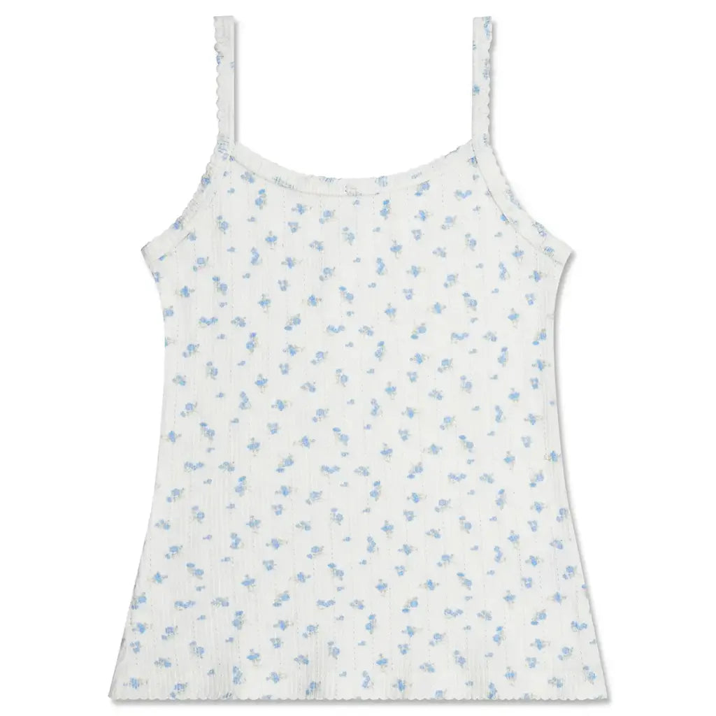 Blue Floral Tank & Short Sleep Set