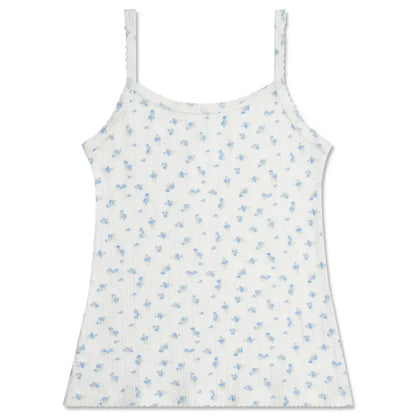 Blue Floral Tank & Short Sleep Set