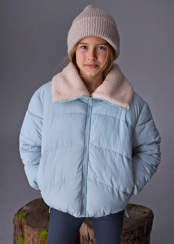 Aspen Puffer Jacket w/Sherpa Collar
