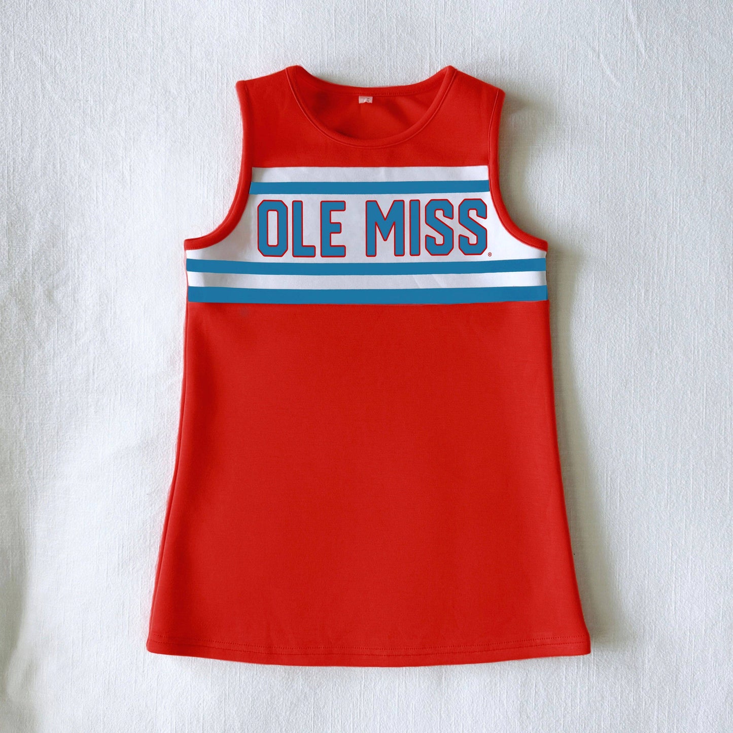 The Ole Miss | Bright Red Classic Cheer Dress