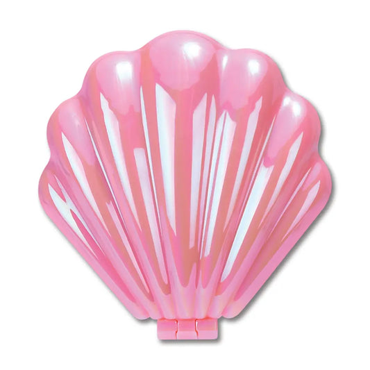 Seashell Pop Up Mirror/Brush Combo