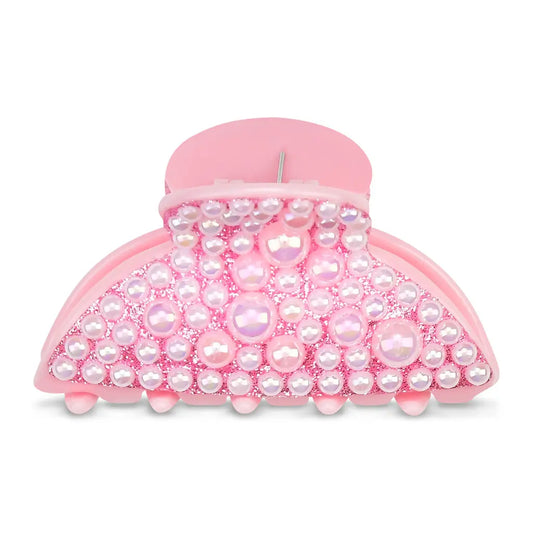 Pearl Hair Clip, Pink