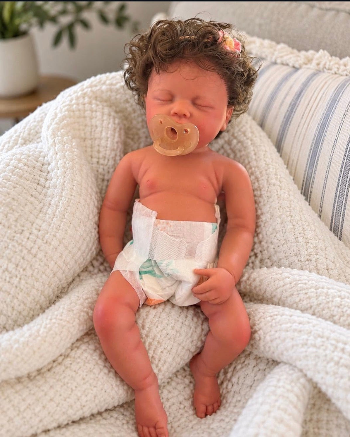 Reborn Silicone Baby Girl, 20”