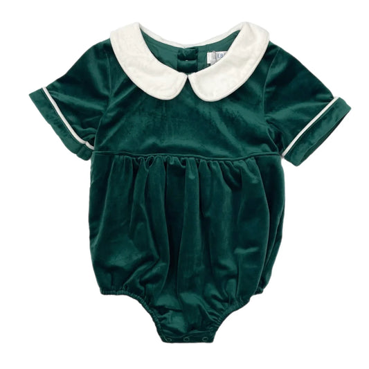 Noah Green Velvet Boy Bubble