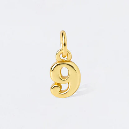 Number Charm Pendants (0-9)