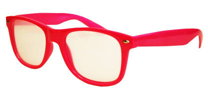 Plastic 3D Fireworks Diffraction Glasses - Pink