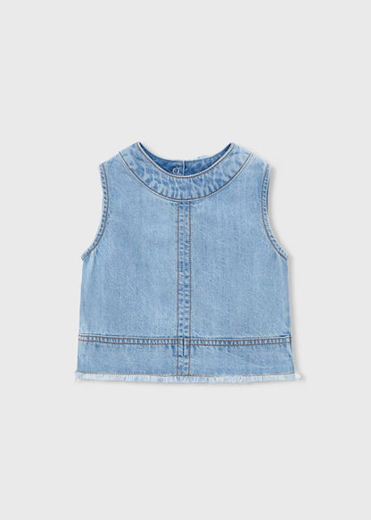 Girls Denim Tank