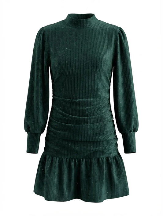 Serena Dress, Dk Green