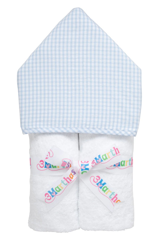 Big Check Everykid Towel, Blue