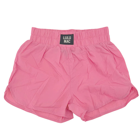 Kids LULU MAC Youth Short, Bubblegum Pink