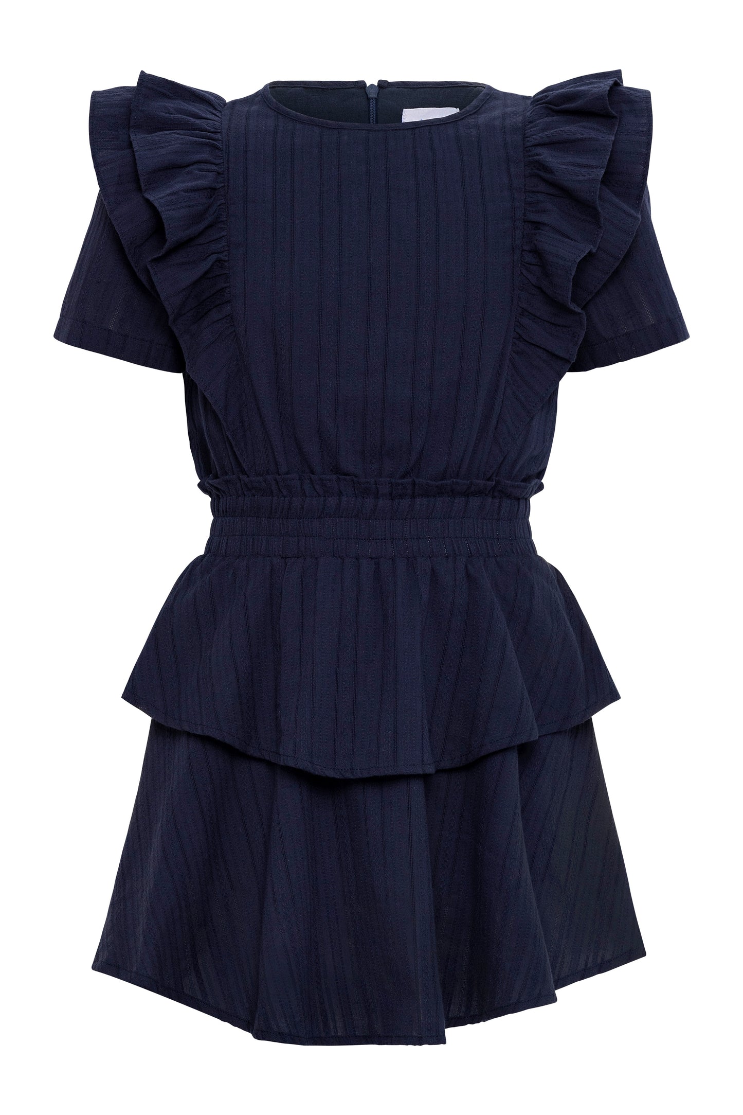 Collier Dress, Navy