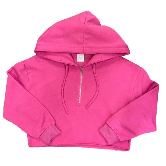 Brushed Soft Cloud 1/2 Zip, Fuchsia