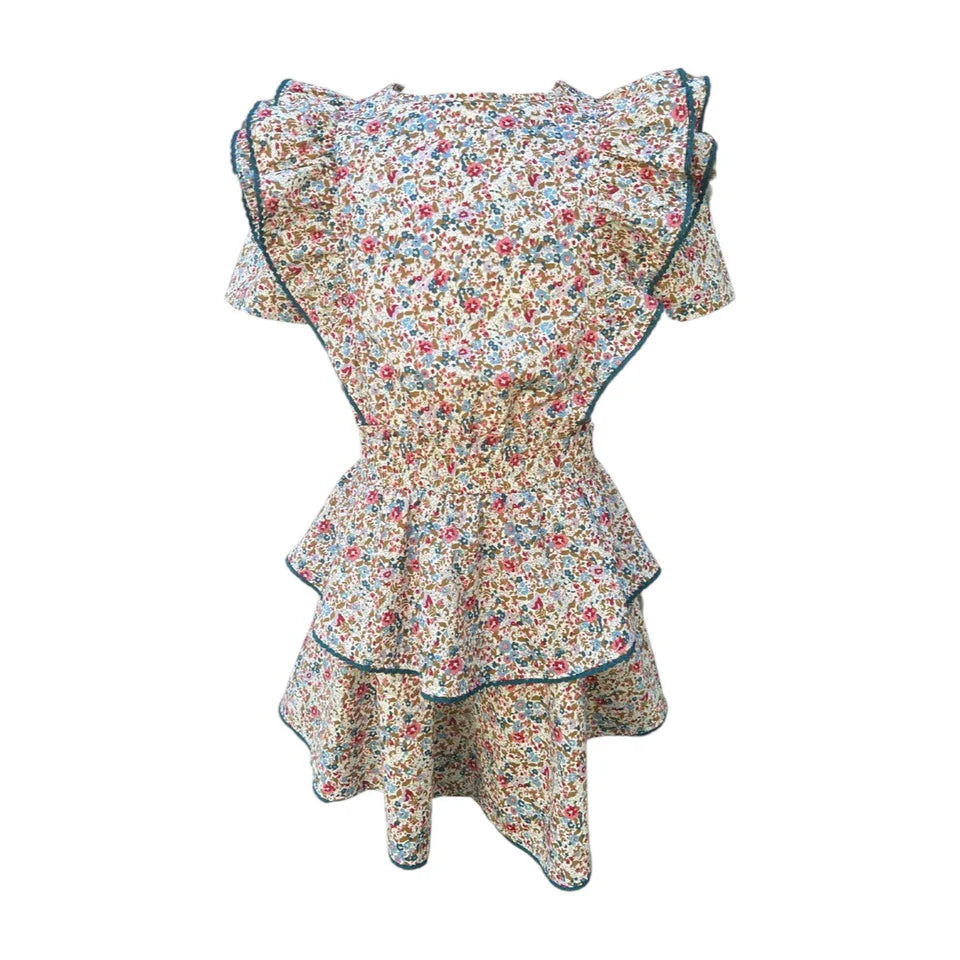 Collier Dress, Jewel Floral