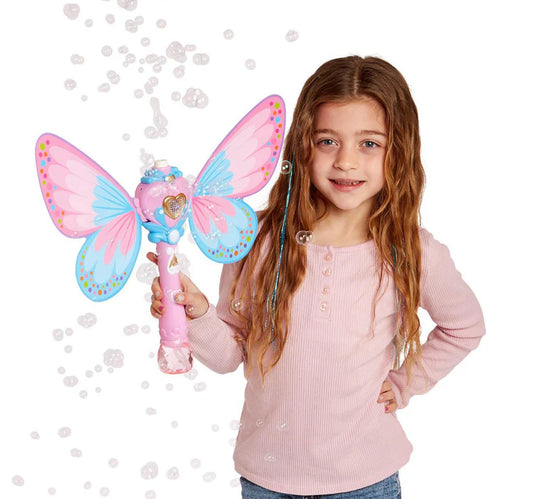 Fairy Butterfly LED Light Up Bubble Wand