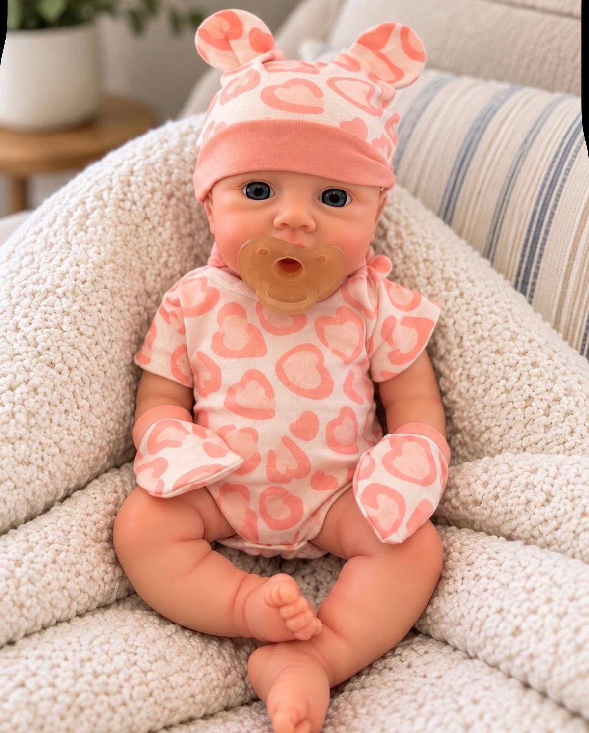 Reborn Silicone Baby Girl, 18”