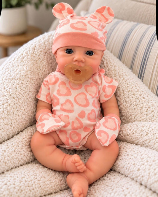 Reborn Silicone Baby Girl, 18”