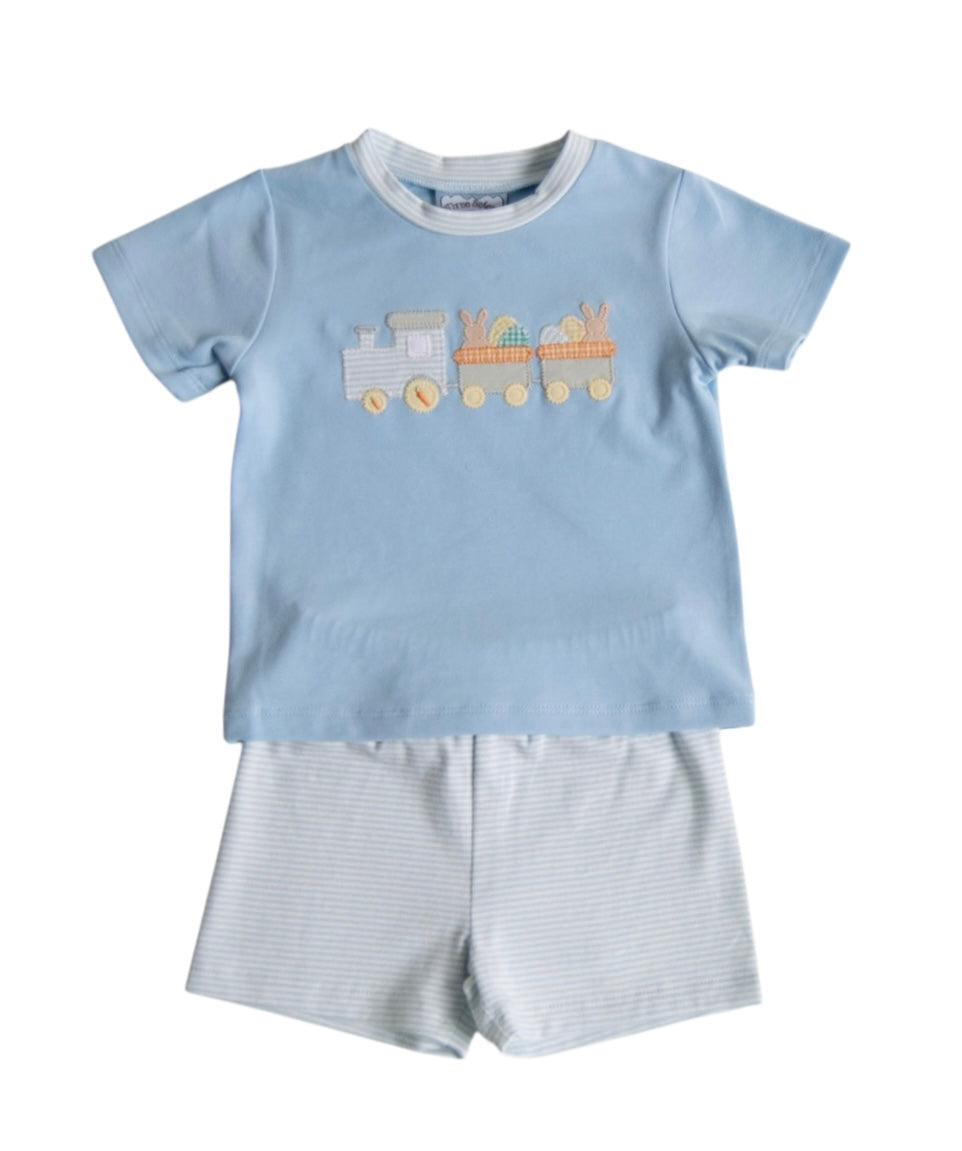 Easter Train Boys Short Set