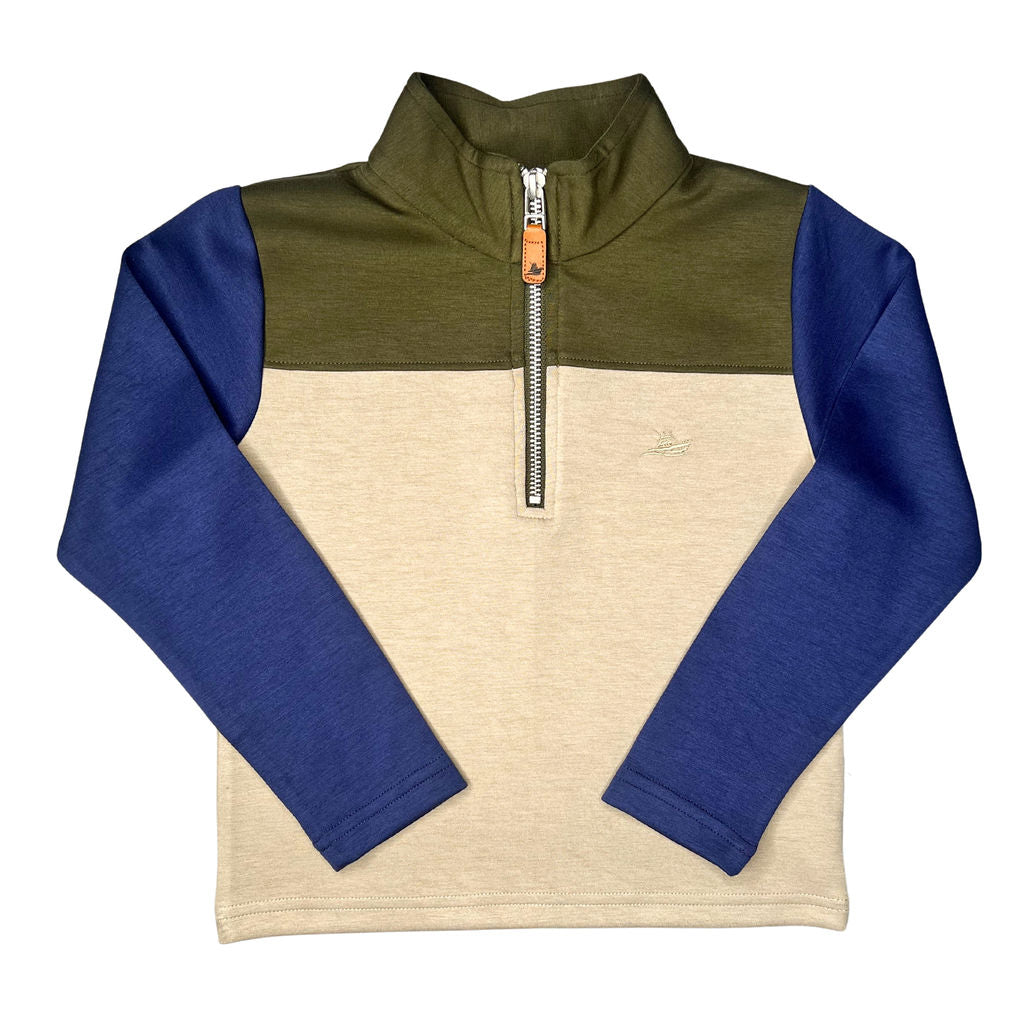 Boys 1/4 Colorblock Pullover