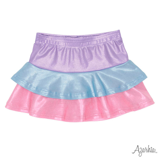 Easter Shimmer Tiered Skort