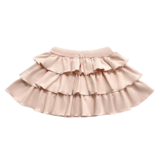 Ruffle Sweat Skort, Pink