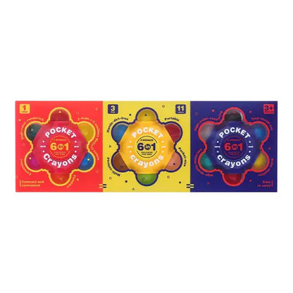 Pocket Crayons, 3 pack