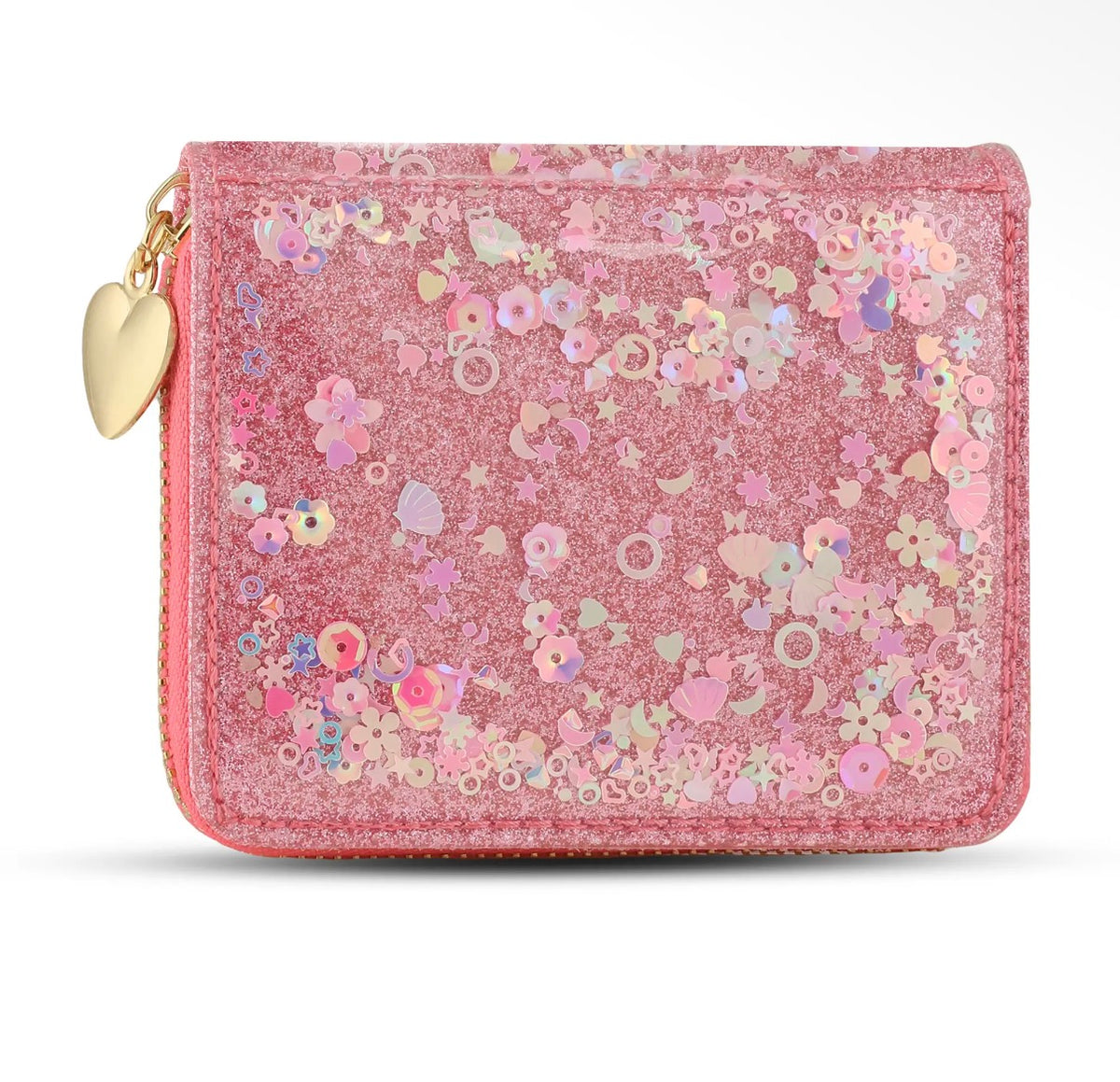 Sprinkle Kindness Confetti Wallet, Pink