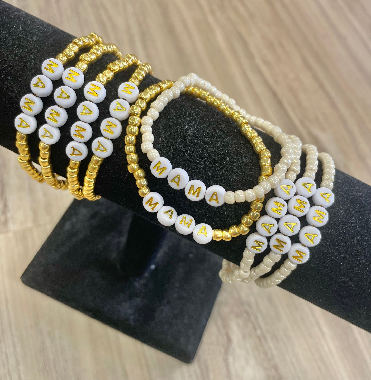 MAMA Stretch Beaded Bracelet (2 options)