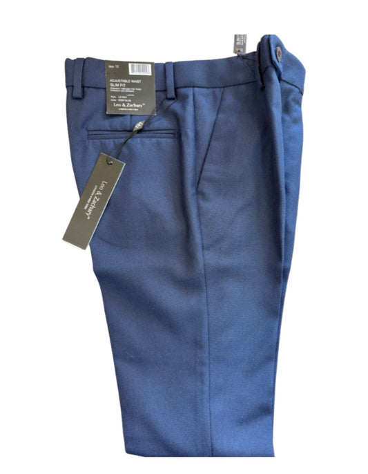 Boy's Suit Pants, Deep Blue