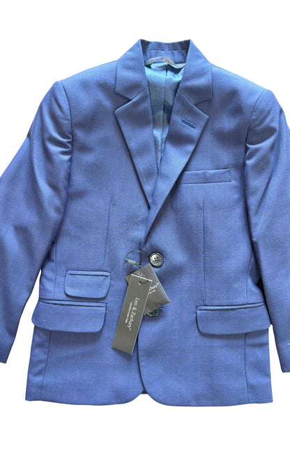 Boys Suit Blazer, Deep Blue Checks