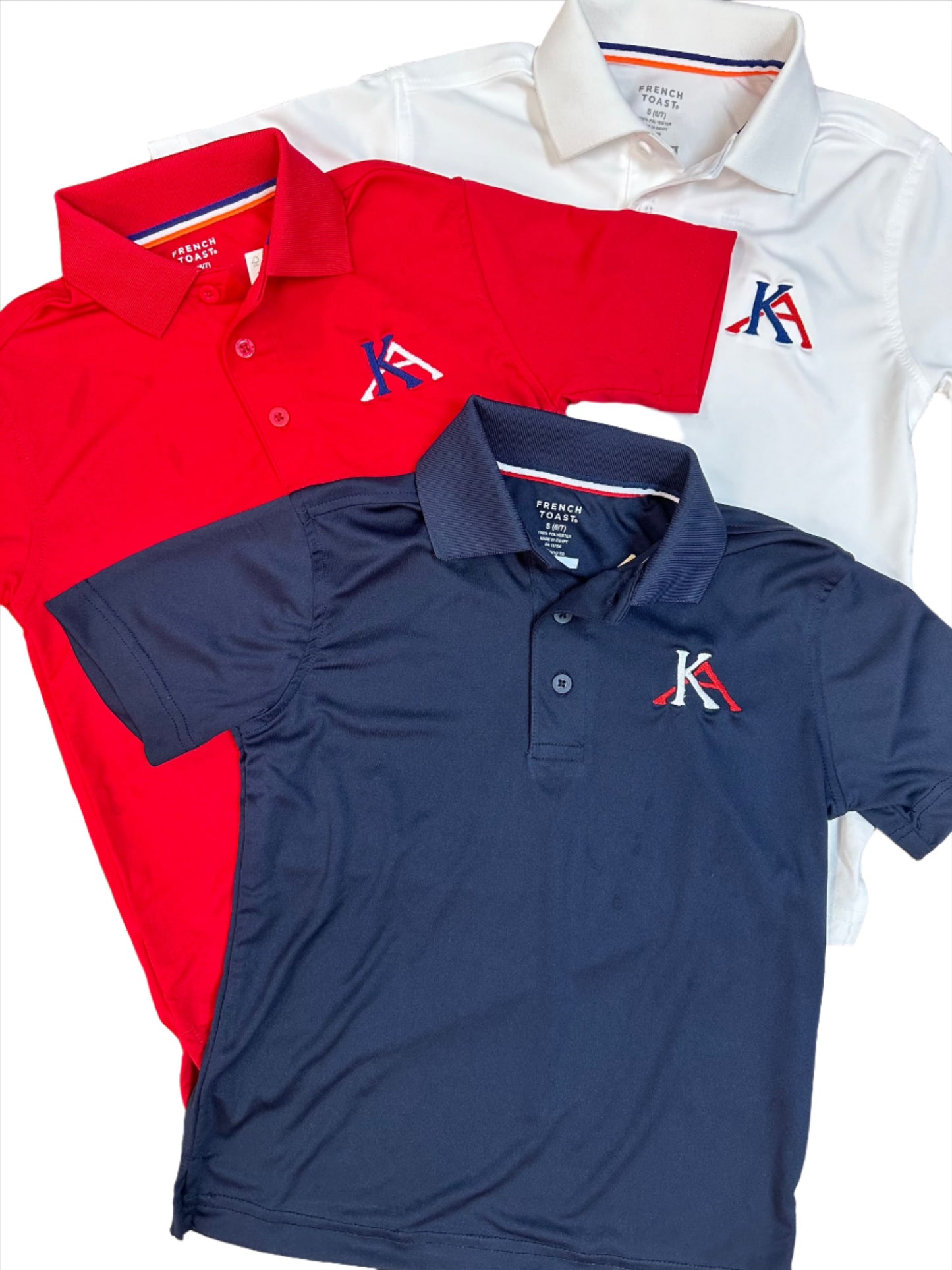 SS Sport Polo Uniform Shirt, KIRK ACADEMY (3 color options)