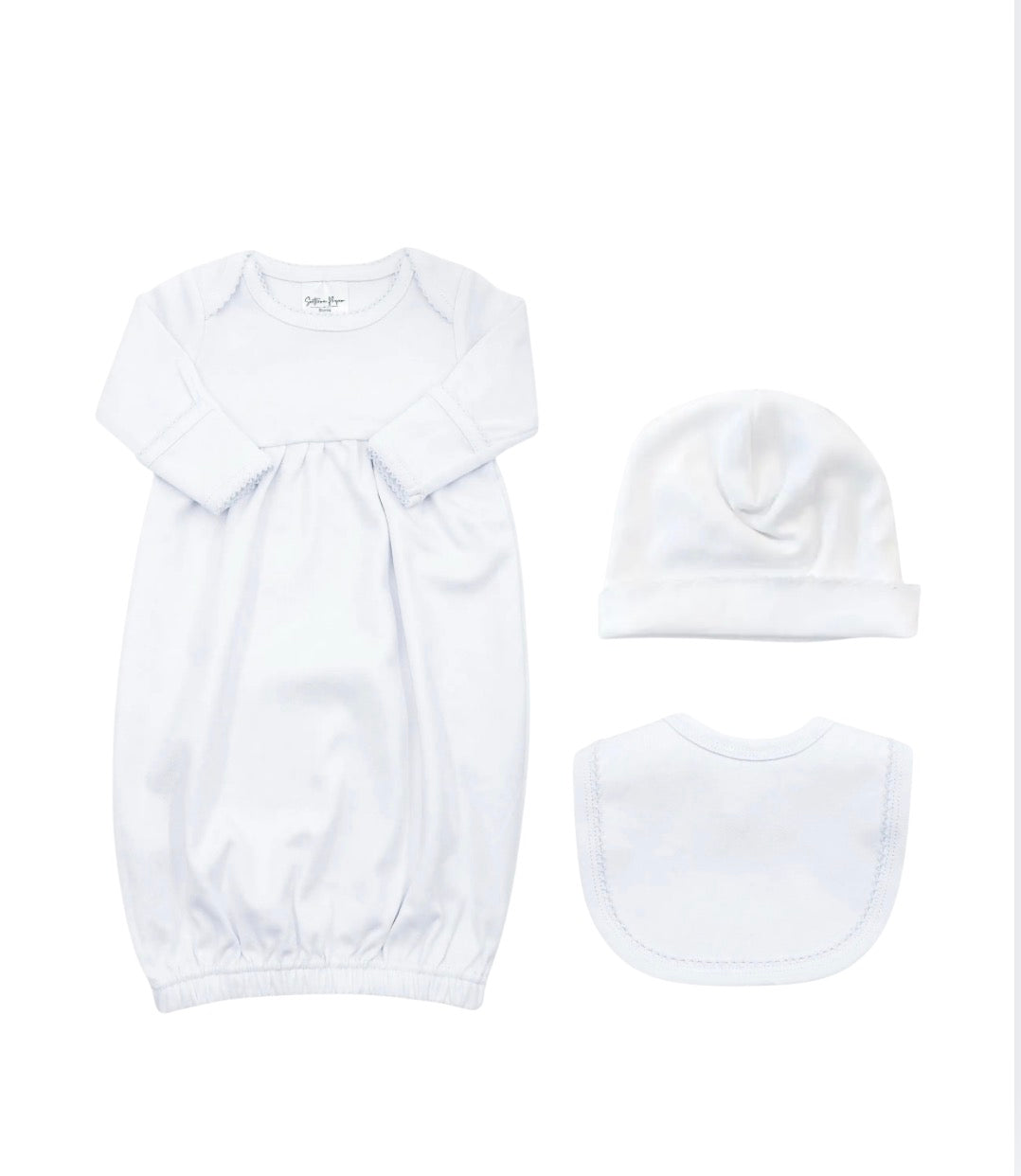 3 Piece Baby Bundle, White
