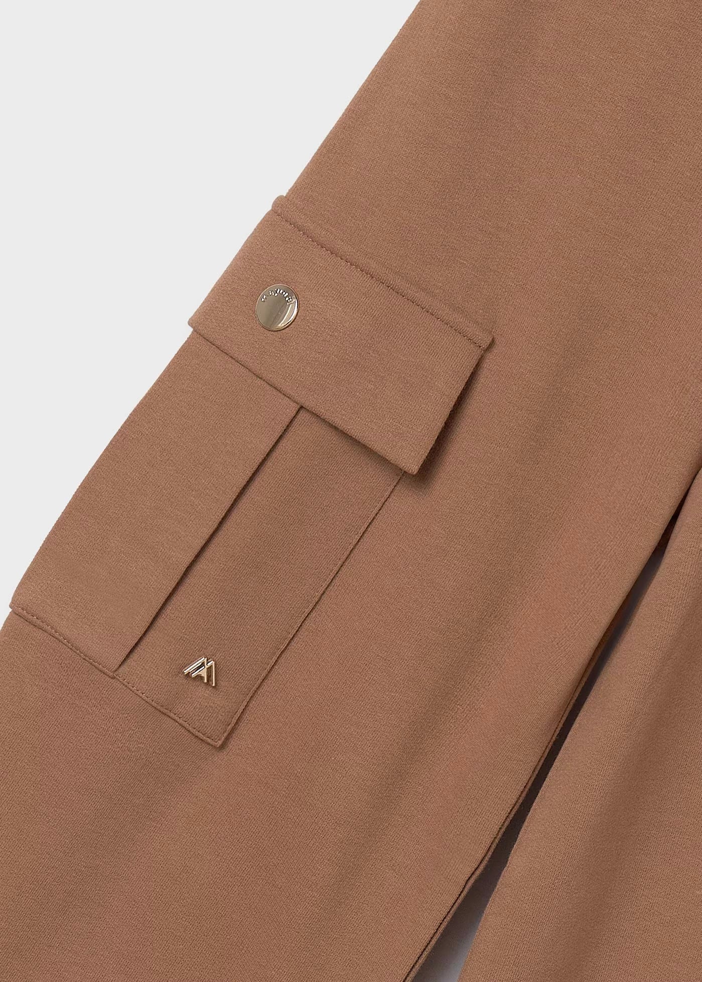 Fleece Cargo Pants, Cinnamon