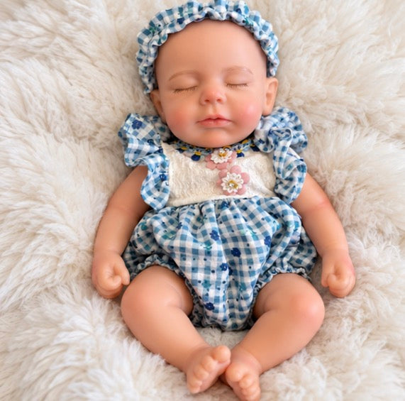 Reborn Silicone Baby Girl, 13”