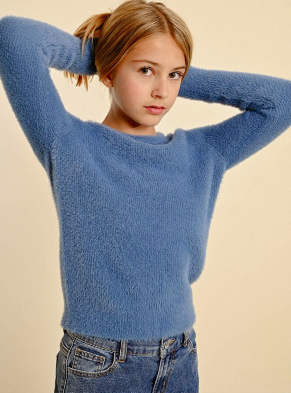 Mila Sweater, Denim