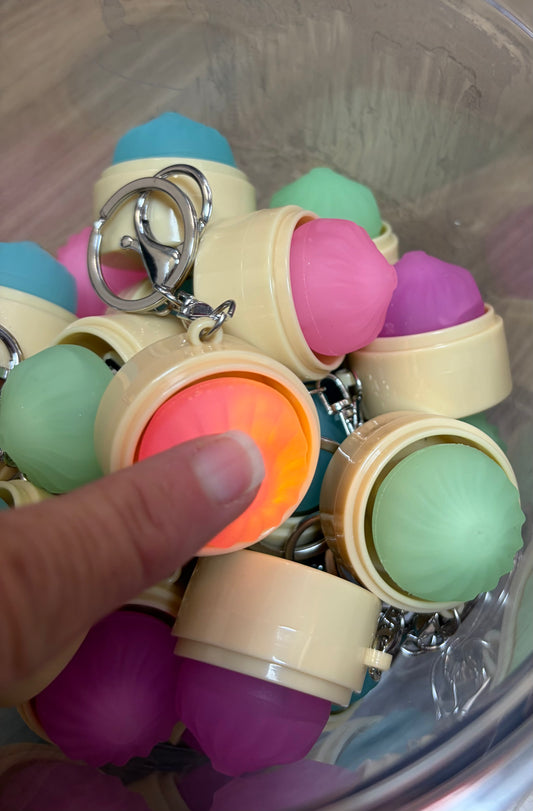 Light Up Dumpling Keychain