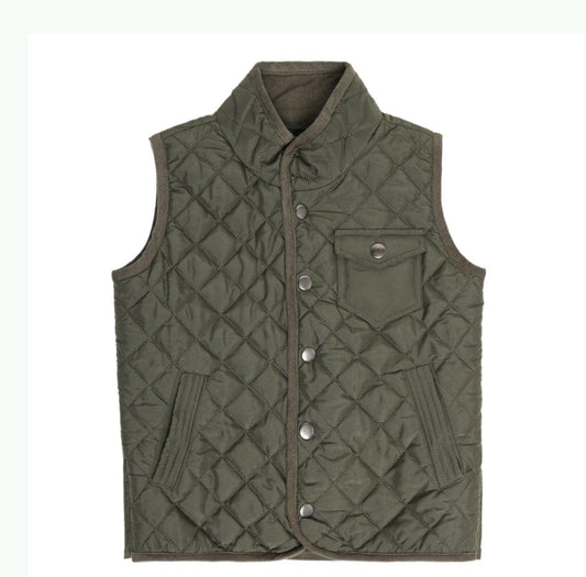 Sackett Quilted Vest, Olive