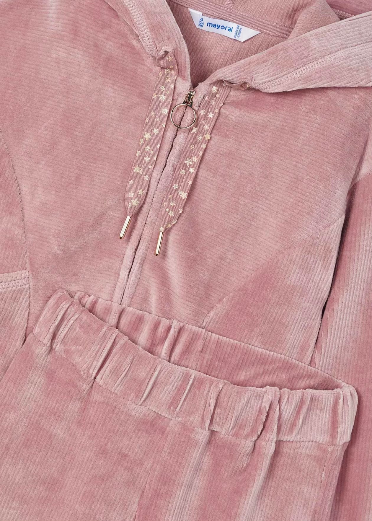 Corduroy Knit Tracksuit, Rose