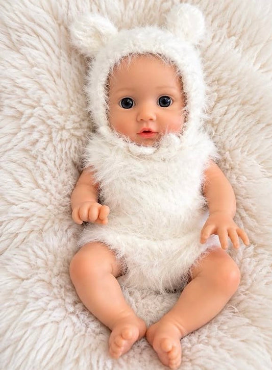 Reborn Silicone Baby Girl, 13”