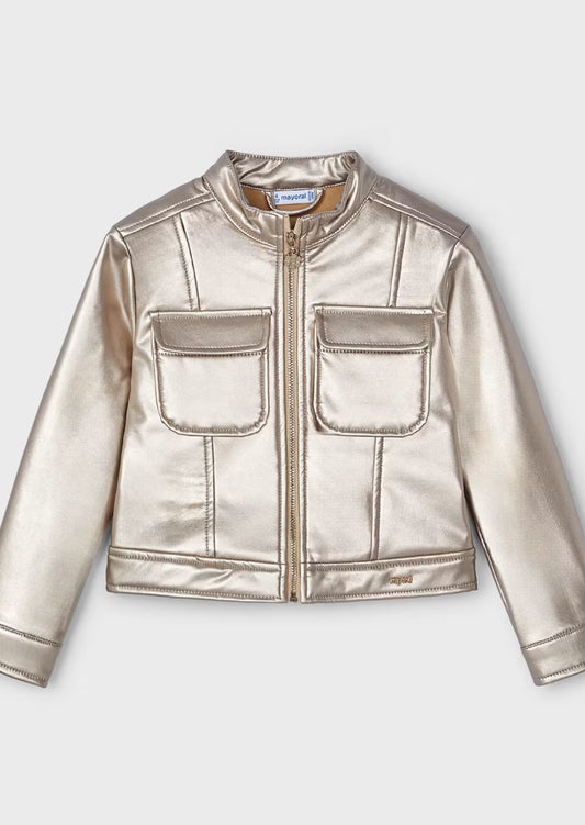 Aria Metallic Gold Jacket