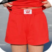 Kids LULU MAC Terry Short, Red