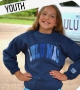 Kids LULU MAC Sweatshirt, Navy Multi Stitch