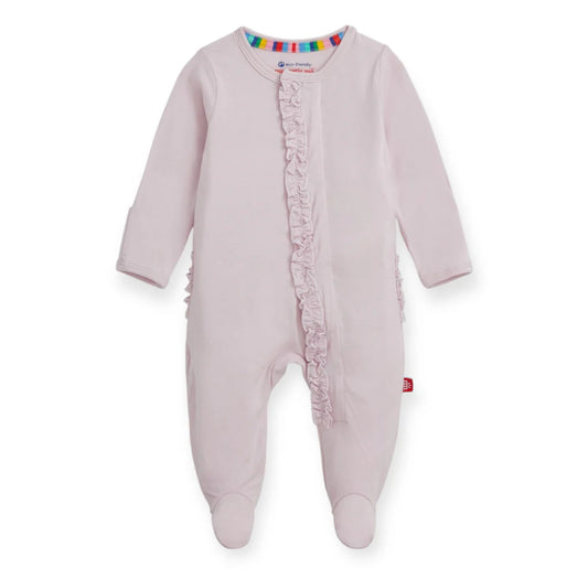 Modal Magnetic Footie w/Ruffles, Grape Ice