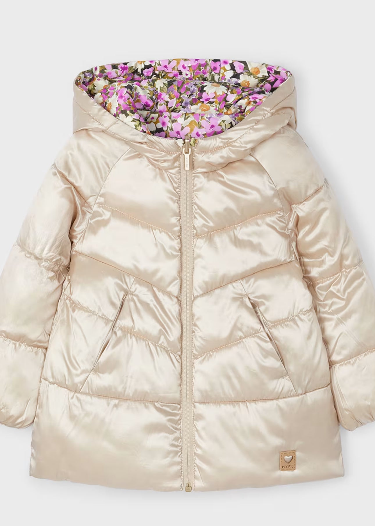 Tabby Reversible Floral Puffer Jacket