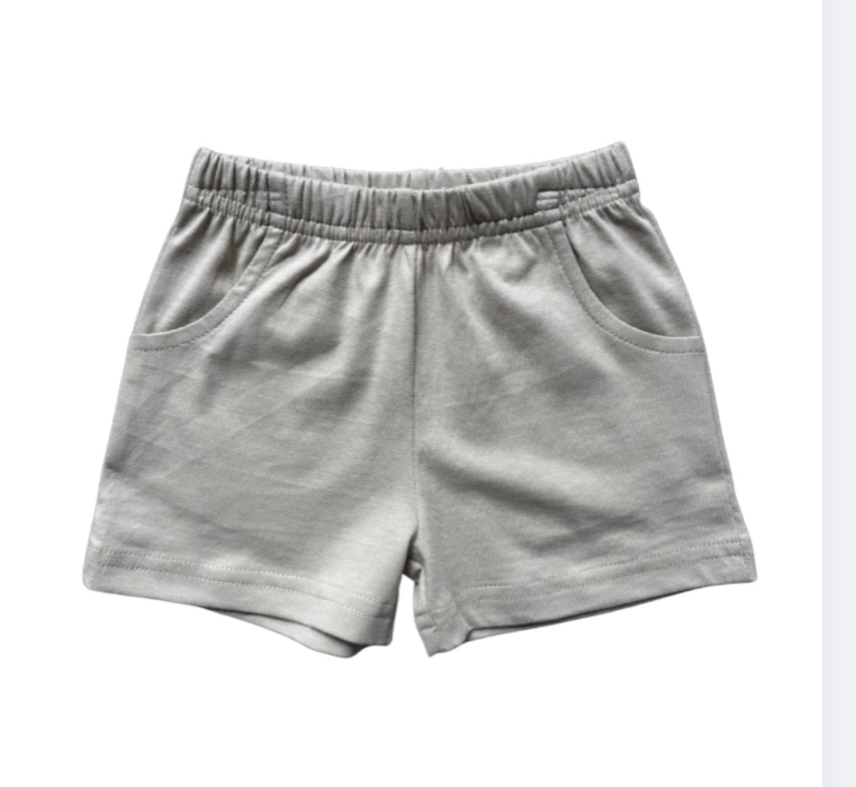 Boys Knit Shorts, Sand