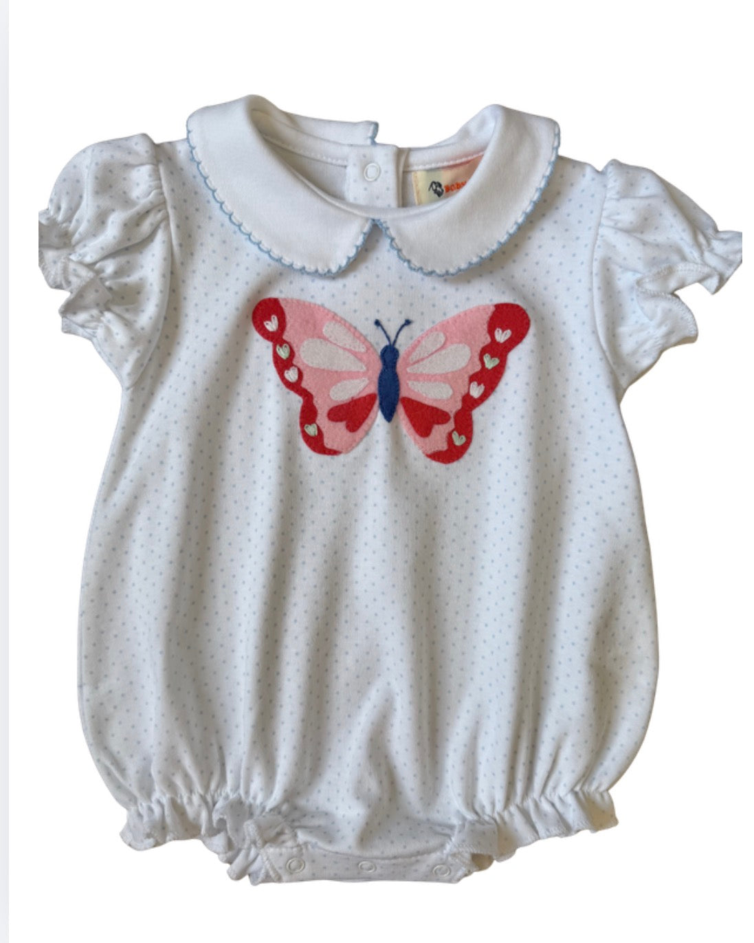 Butterfly Applique Knit Bubble